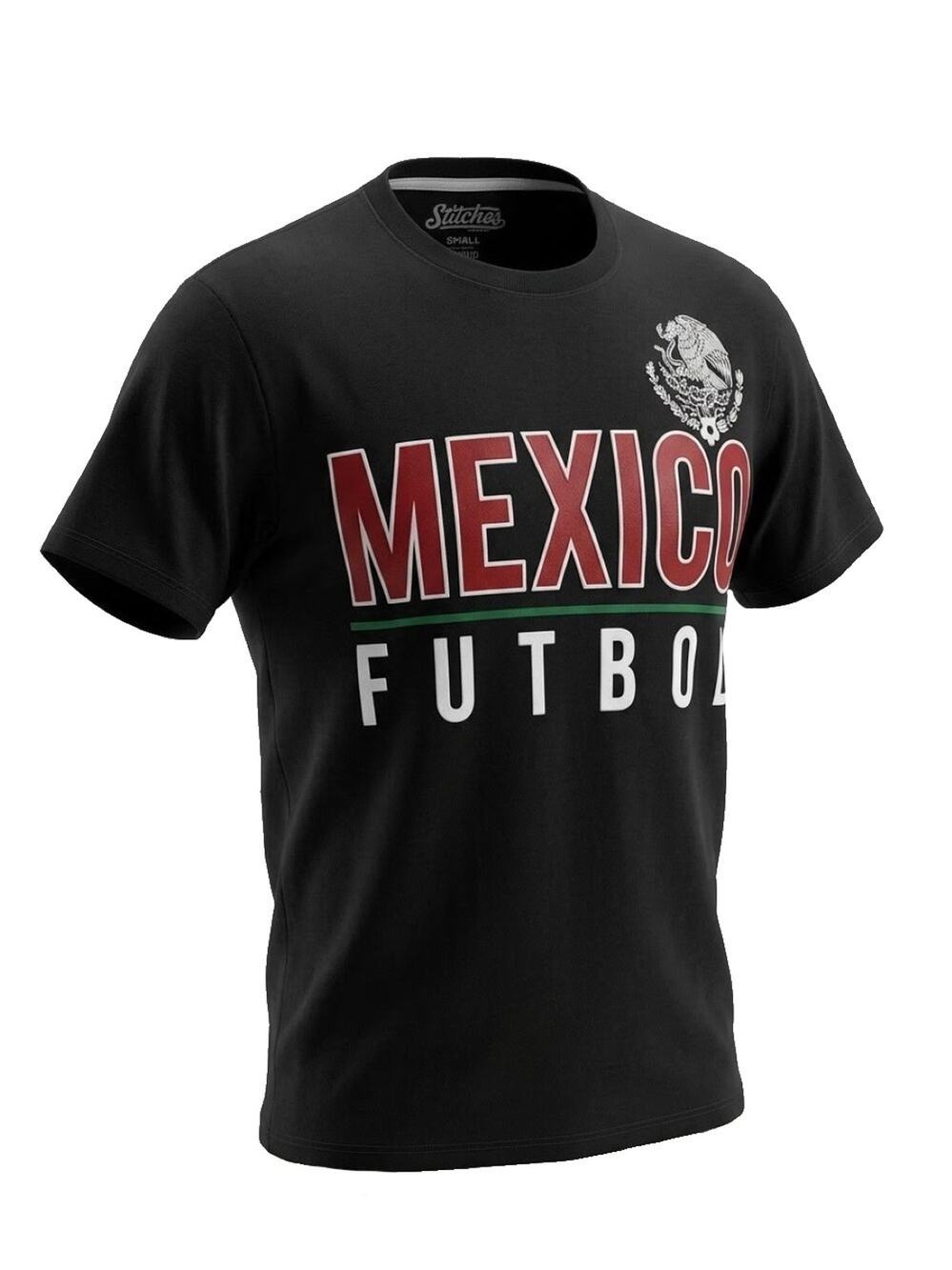 Men's FIFA World Cup Mexico Futbol Black T-Shirt